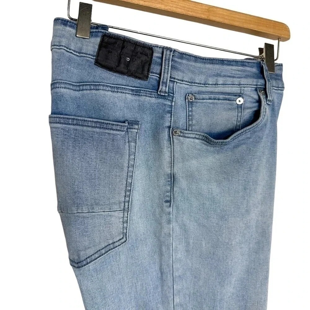 PacSun Slim Jeans 36x32‎ Light Wash Active Stretch Repreve Blue Denim